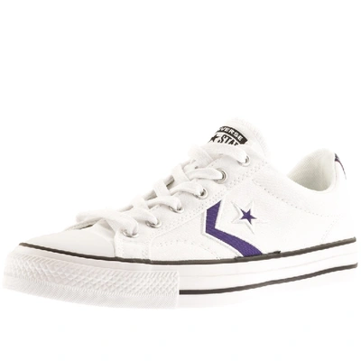 Converse Player Ox Trainers White | ModeSens