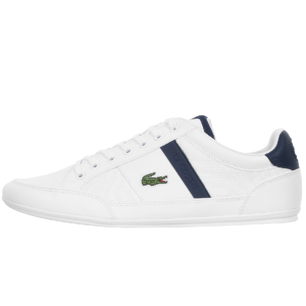 lacoste white chaymon trainers