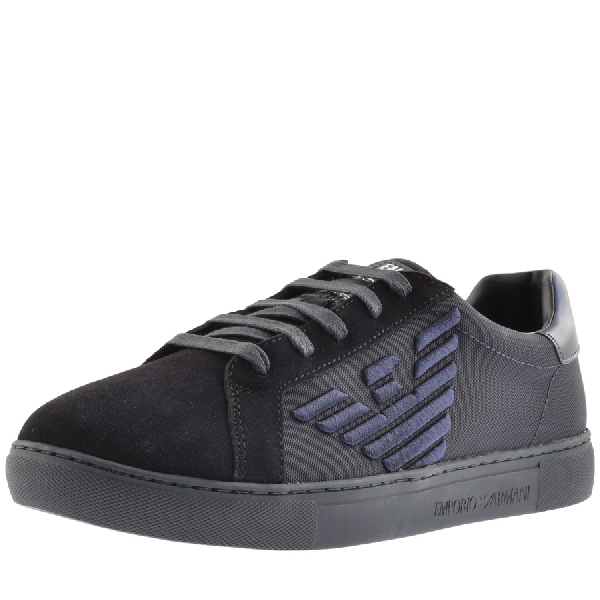 armani trainers navy