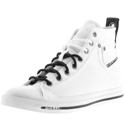 Shop Diesel Magnete Exposure Trainers White