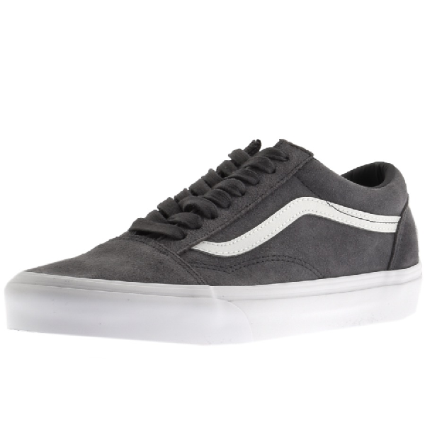 vans old skool trainers grey