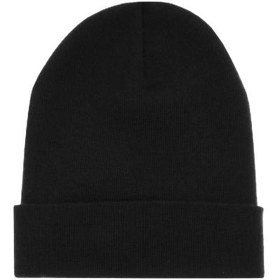 Shop Armani Collezioni Emporio Armani Logo Beanie Hat Black