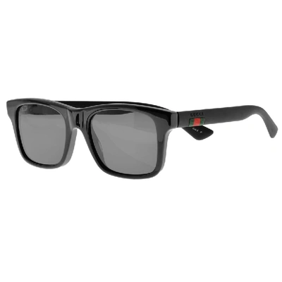 Shop Gucci Gg0008s Sunglasses Black