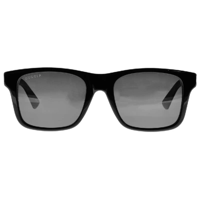 Shop Gucci Gg0008s Sunglasses Black