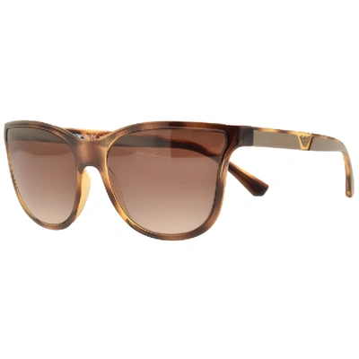 Shop Armani Collezioni Emporio Armani Ea4112 Sunglasses Brown