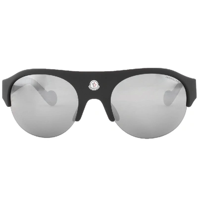 Shop Moncler Ml0050 Sunglasses Black