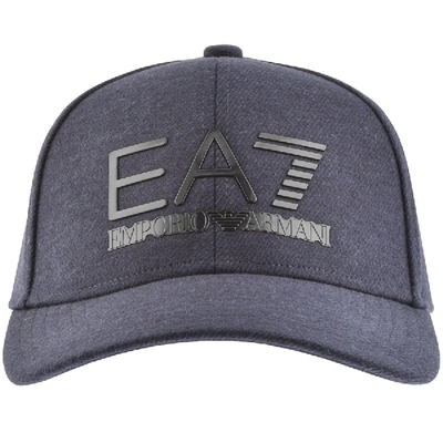 Shop Ea7 Emporio Armani Visibility Baseball Cap Navy