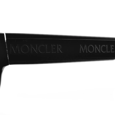 Shop Moncler Ml0095 01n Sunglasses Black