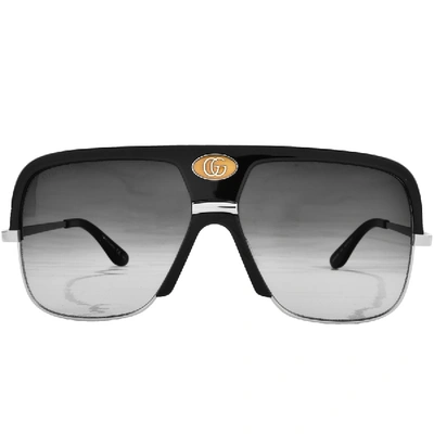 Shop Gucci Gg0478s Sunglasses Black
