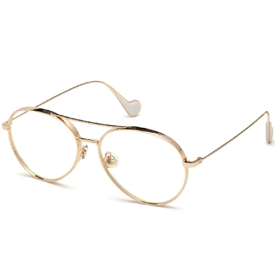 Shop Moncler Ml0121 033 Sunglasses Gold