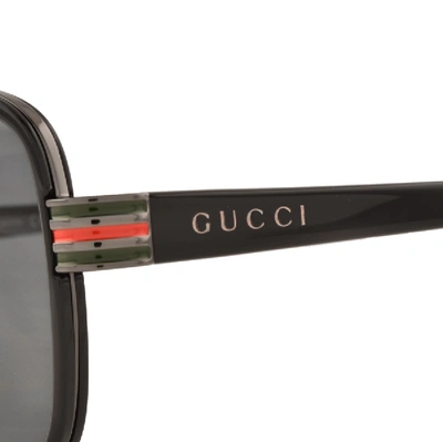 Shop Gucci Gg044s 001 Sunglasses Black