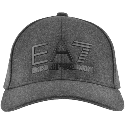 Shop Ea7 Emporio Armani Visibility Baseball Cap Grey