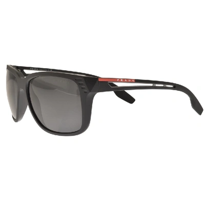 Shop Prada Linea Rossa 03ts Sunglasses Black