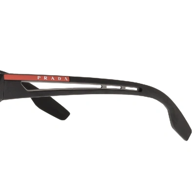 Shop Prada Linea Rossa 03ts Sunglasses Black