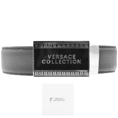 Shop Versace Logo Belt Black