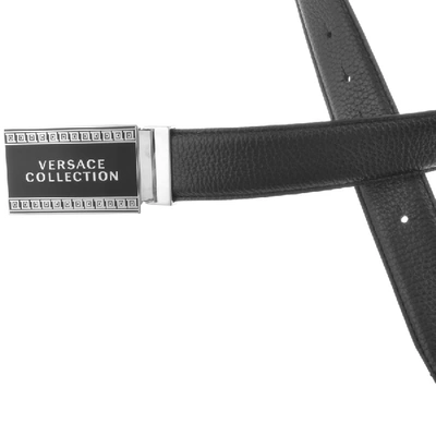 Shop Versace Logo Belt Black