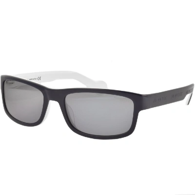 Shop Moncler Ml0114 Sunglasses Blue