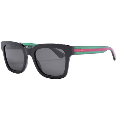 Shop Gucci Gg0001s Sunglasses Black