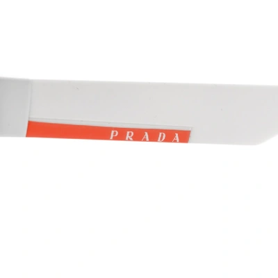 Shop Prada Linea Rossa Sunglasses White