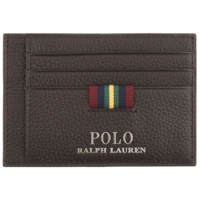 Shop Ralph Lauren Leather Card Holder Brown