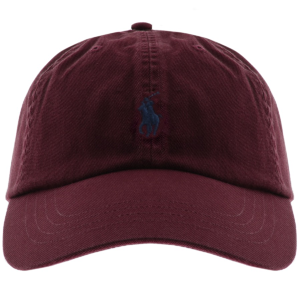 ralph lauren cap burgundy