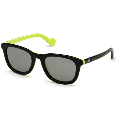 Shop Moncler Ml0118 01c Sunglasses Black