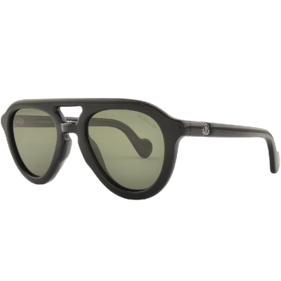 Shop Moncler Ml0078 Sunglasses Black