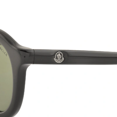 Shop Moncler Ml0078 Sunglasses Black