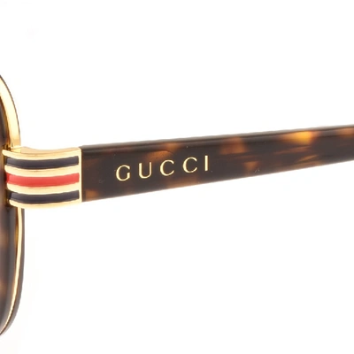Shop Gucci Gg044s 004 Sunglasses Brown