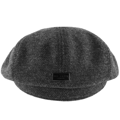 Shop Ted Baker Pallion Baker Boy Cap Grey