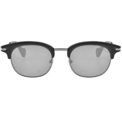 Shop Moncler Ml0036 Sunglasses Black