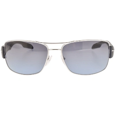 Shop Prada Linea Rossa 53ns Sunglasses Blue