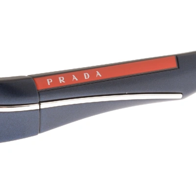 Shop Prada Linea Rossa 53ns Sunglasses Blue