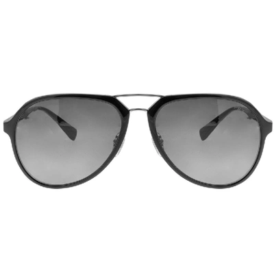 Shop Prada Linea Rossa Sunglasses Black