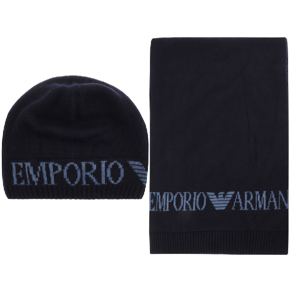 armani scarf and hat set