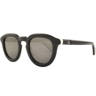 Shop Moncler Ml0079 Sunglasses Black