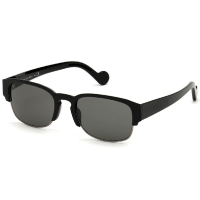 Shop Moncler Ml0125 01a Sunglasses Black