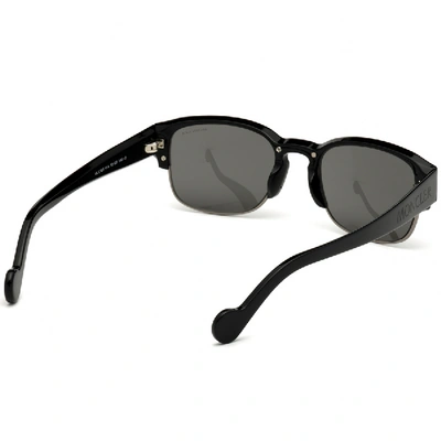 Shop Moncler Ml0125 01a Sunglasses Black