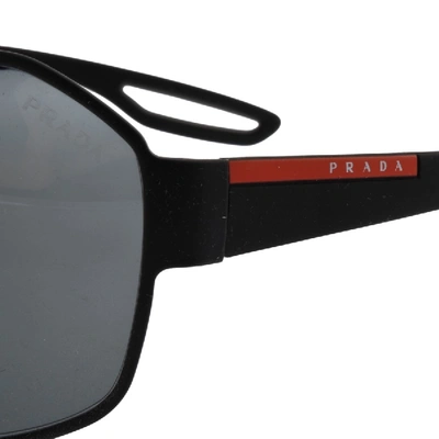 Shop Prada Linea Rossa Sunglasses Black