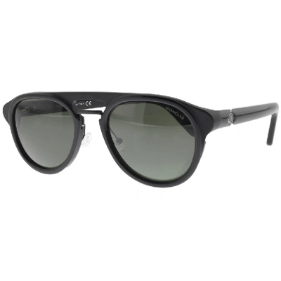 Shop Moncler Ml0020 Sunglasses Black