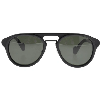 Shop Moncler Ml0020 Sunglasses Black