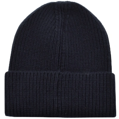 Shop The North Face Logo Beanie Hat Navy