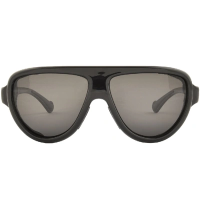 Shop Moncler Ml0089 Sunglasses Black