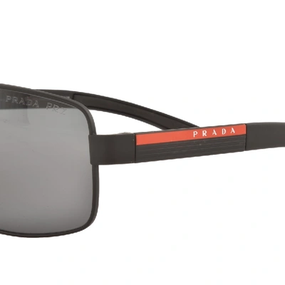 Shop Prada Linea Rossa Sunglasses Black