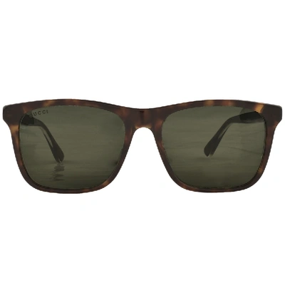 Shop Gucci Gg0381s 008 Sunglasses Brown