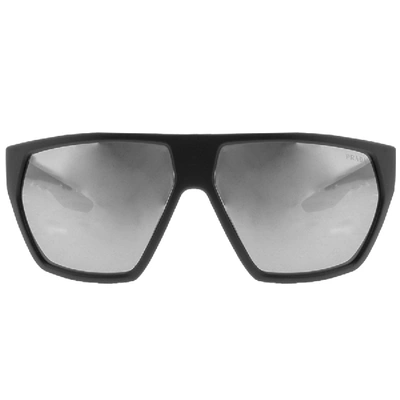 Shop Prada Linea Rossa Sunglasses Black