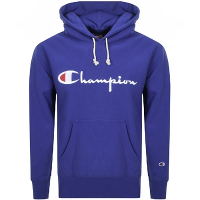Shop Champion Logo Hoodie Purple