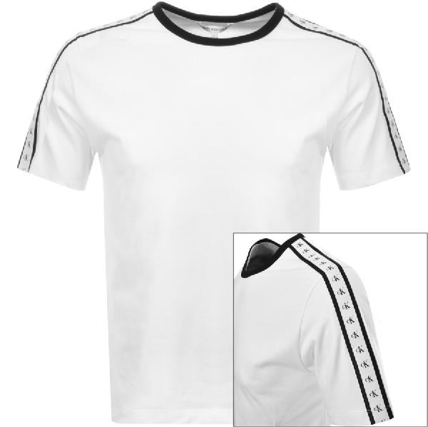 calvin klein tape t shirt