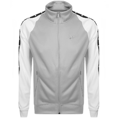 Shop Nike Tribute Full Zip Track Sweatshirt Grey