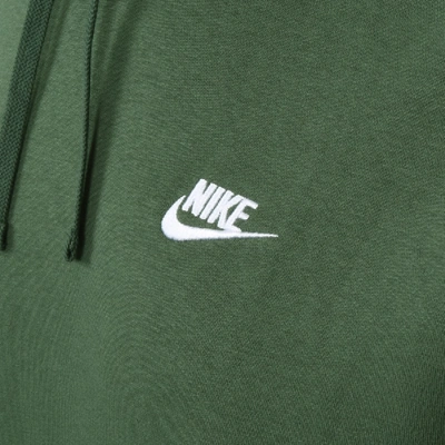 Shop Nike Club Hoodie Green
